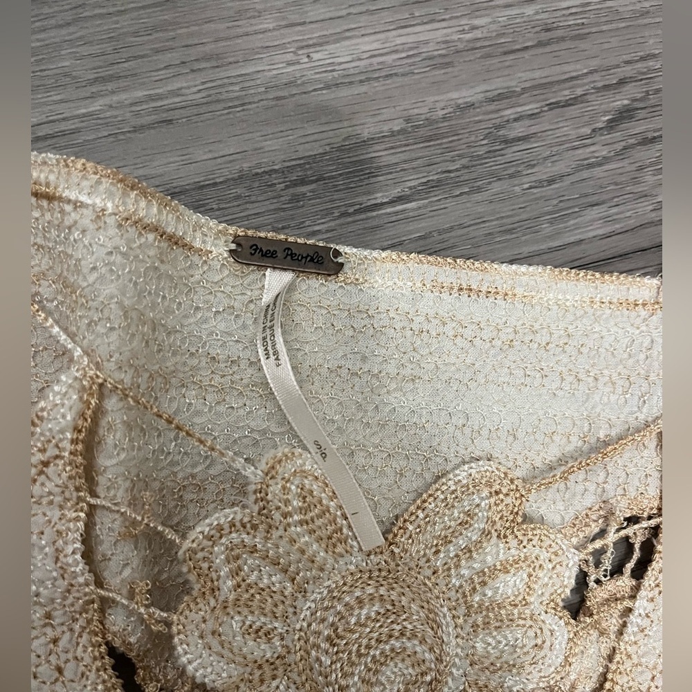Free people cut work pieced tunic - Picture 3 of 4
